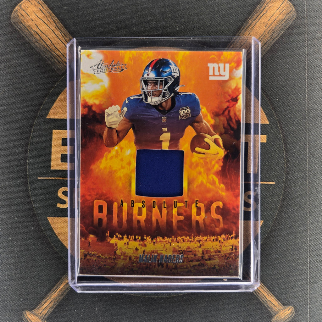 2025 Panini Absolute Malik Nabers Burners  |The Break Room Cards™-1