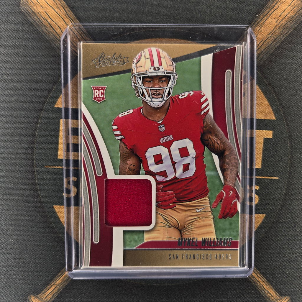 2025 Panini Absolute Mykel Williams Patch | The Break Room Cards™-1