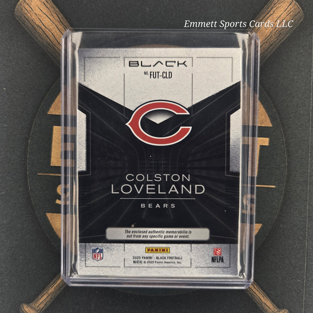 2025 Panini Black Colston Loveland Futuristic Patch | The Break Room Cards-2