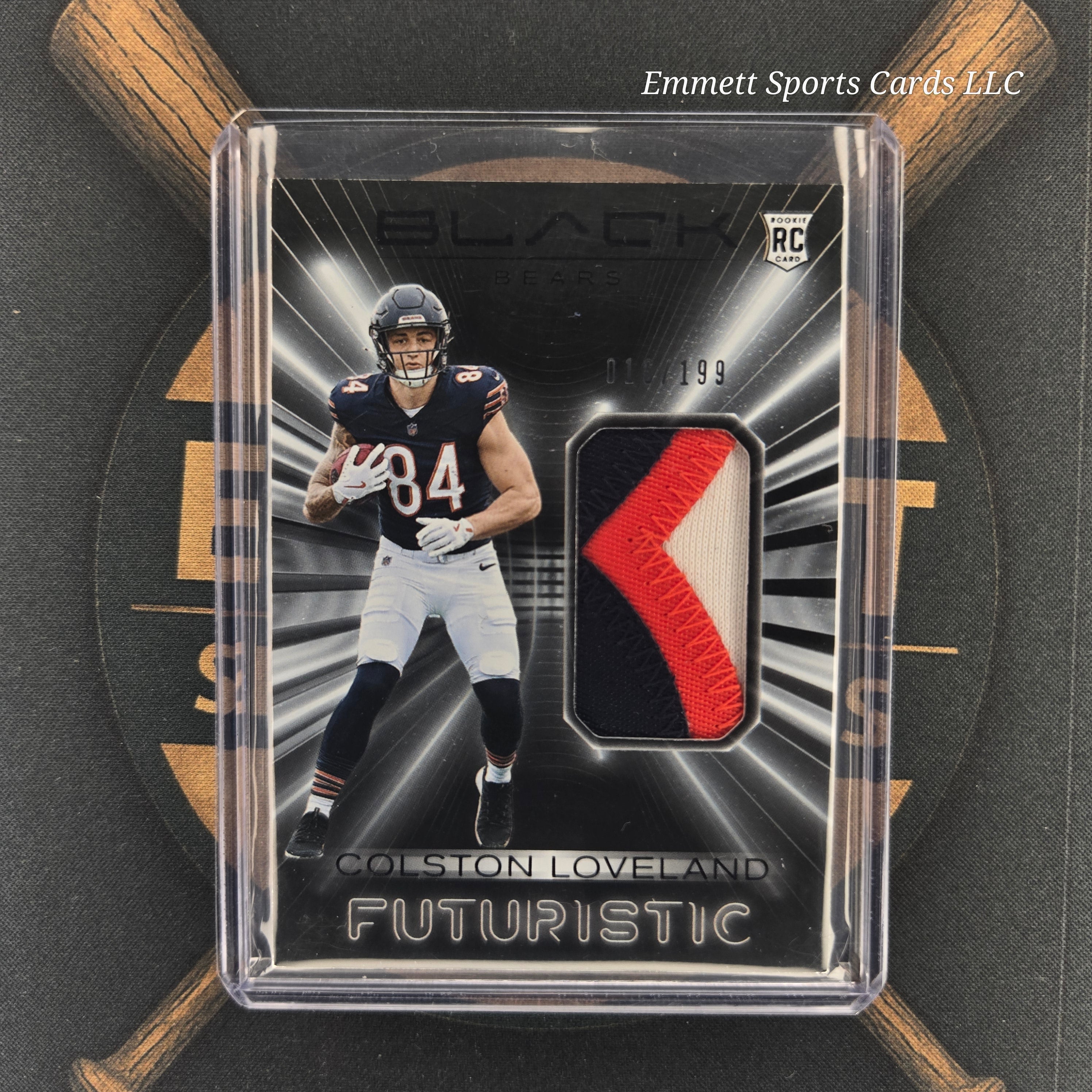 2025 Panini Black Colston Loveland Futuristic Patch | The Break Room Cards-1
