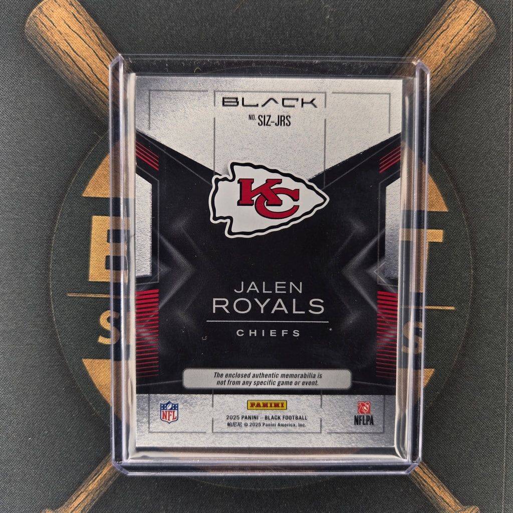 2025 Panini Black Jalen Royals Jumbo Patch | The Break Room Cards™-2