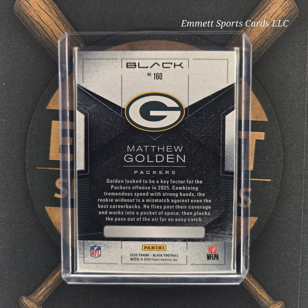 2025 Panini Black Matthew Golden Royal Parallel /99 | The Break Room Cards-2