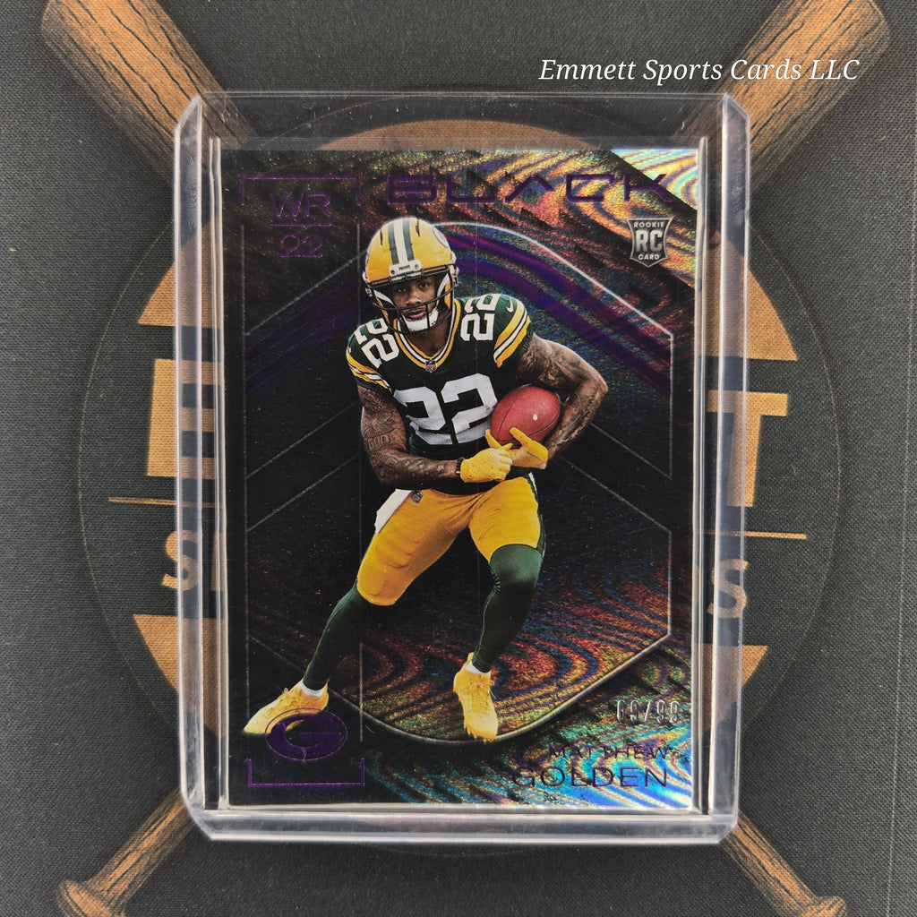 2025 Panini Black Matthew Golden Royal Parallel /99 | The Break Room Cards-1