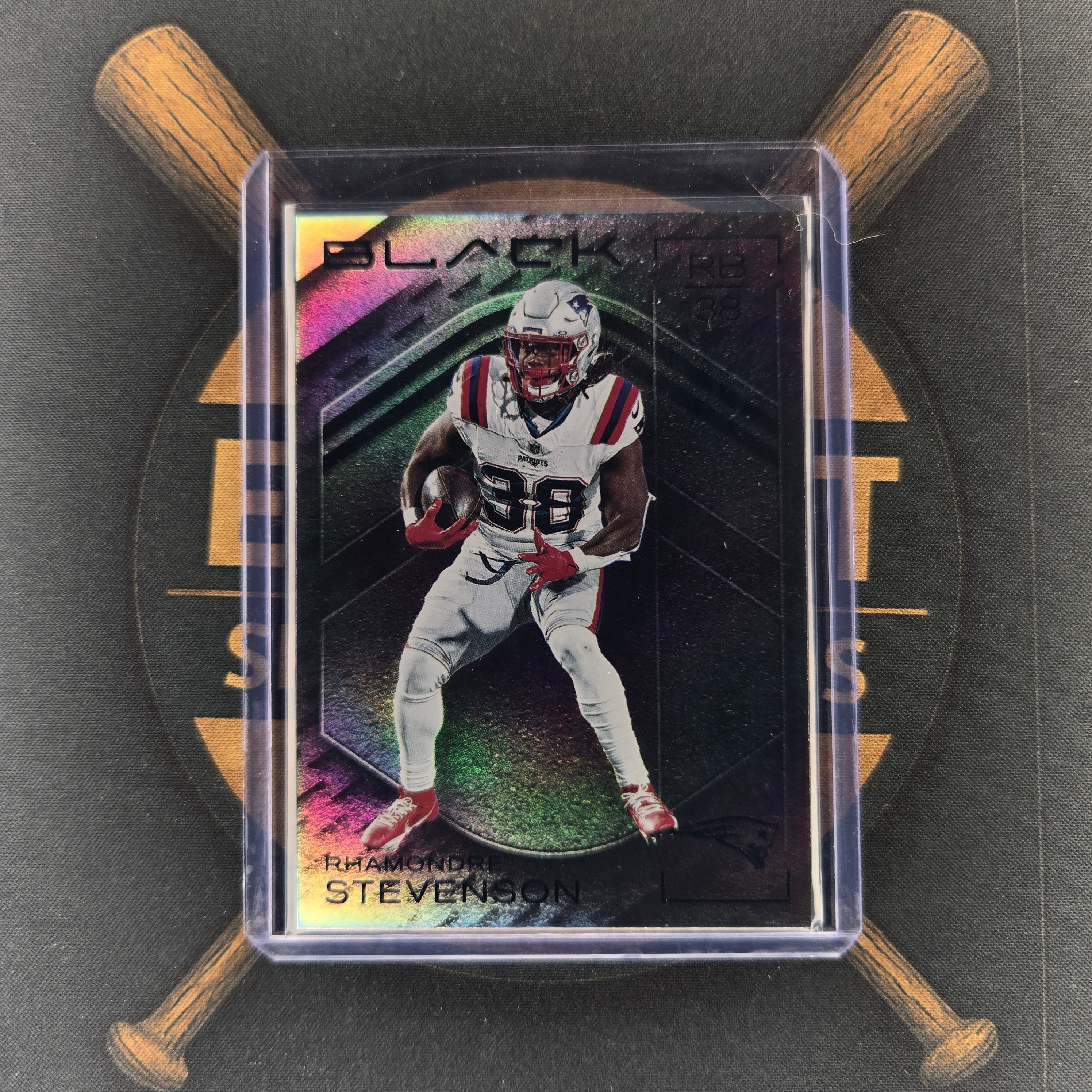 2025 Panini Black Rhamondre Stevenson | The Break Room Cards™-1
