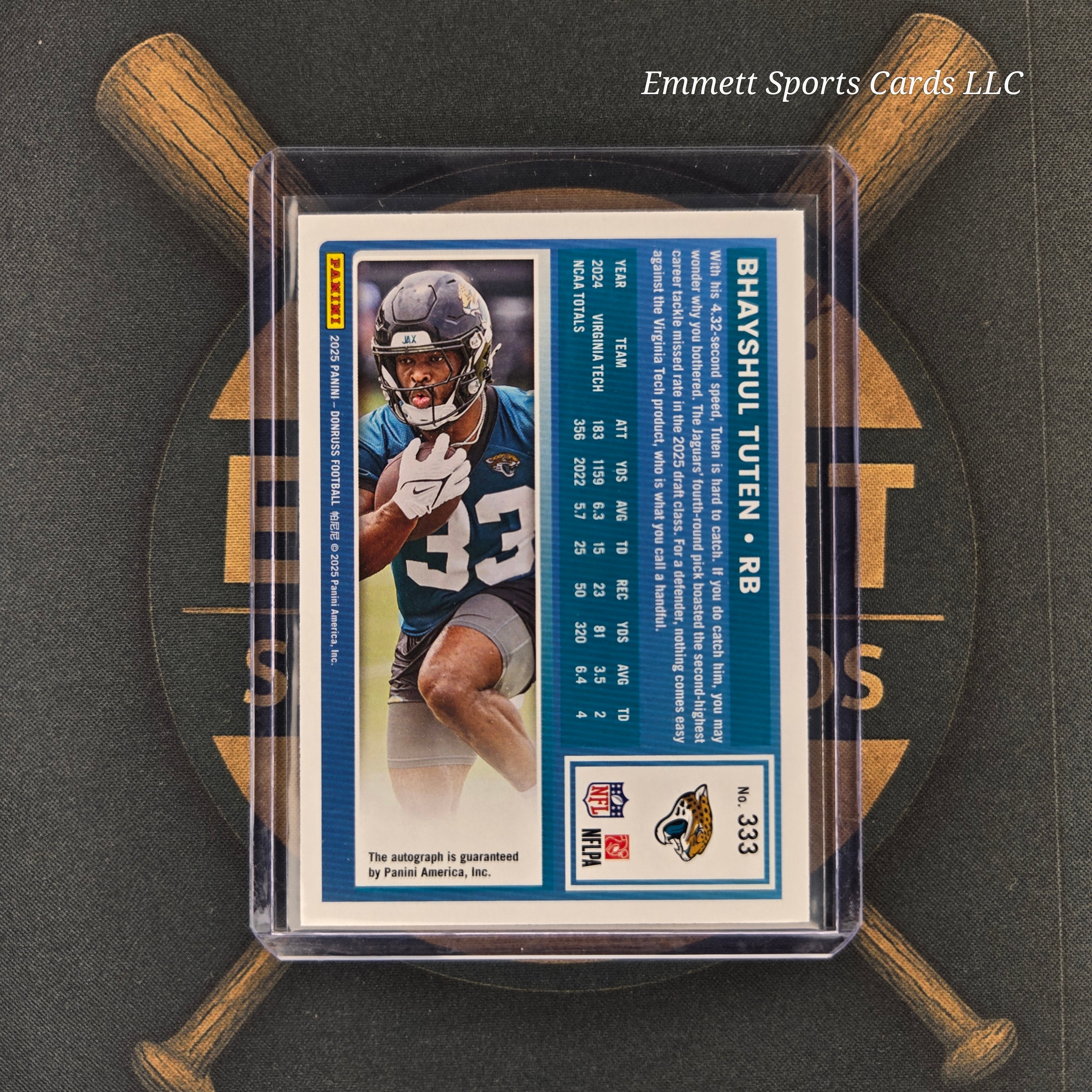 2025 Panini Donruss Bhayshul Tuten Auto /199