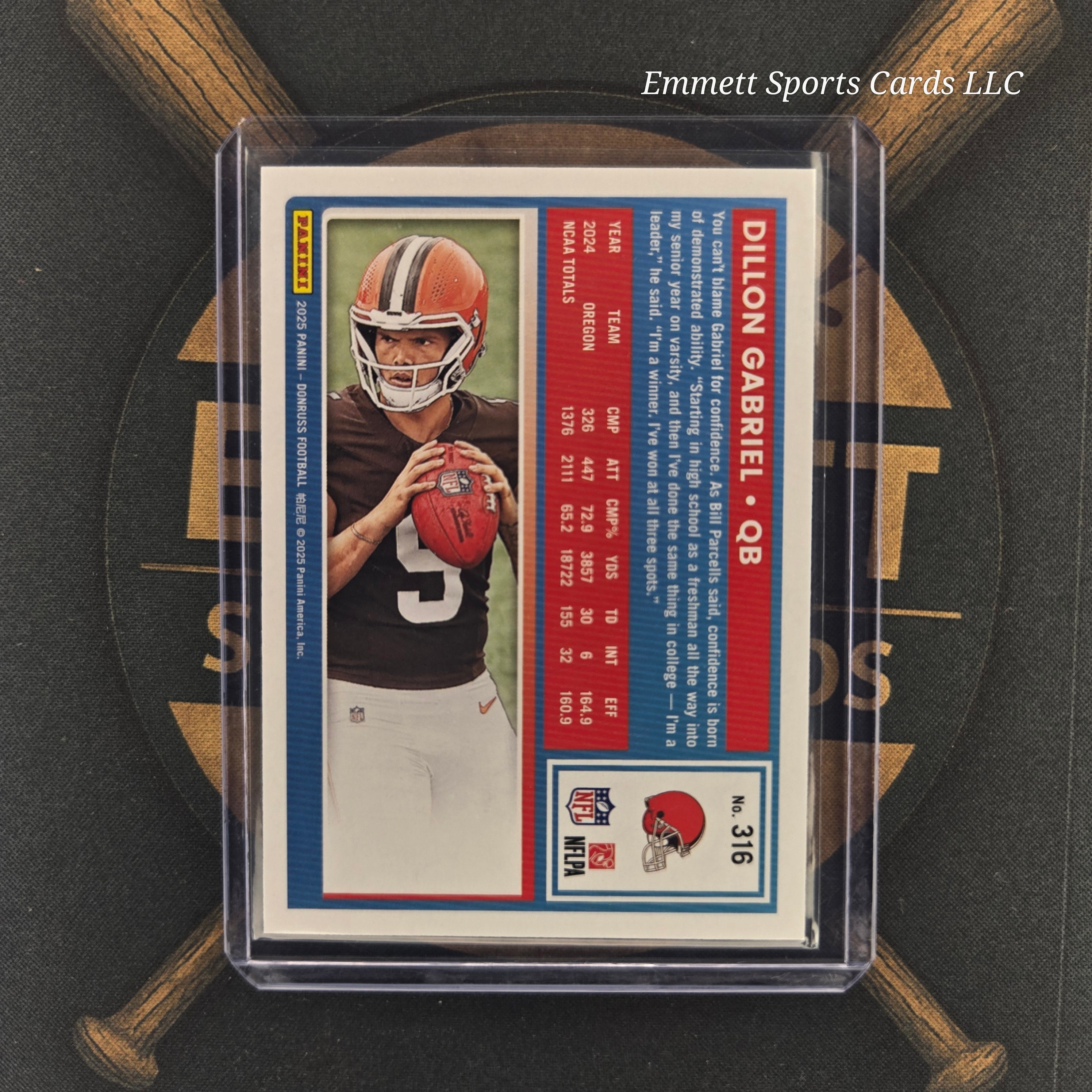 2025 Panini Donruss Dillon Gabriel Press Proof Silver /199 | The Break Room Cards-2