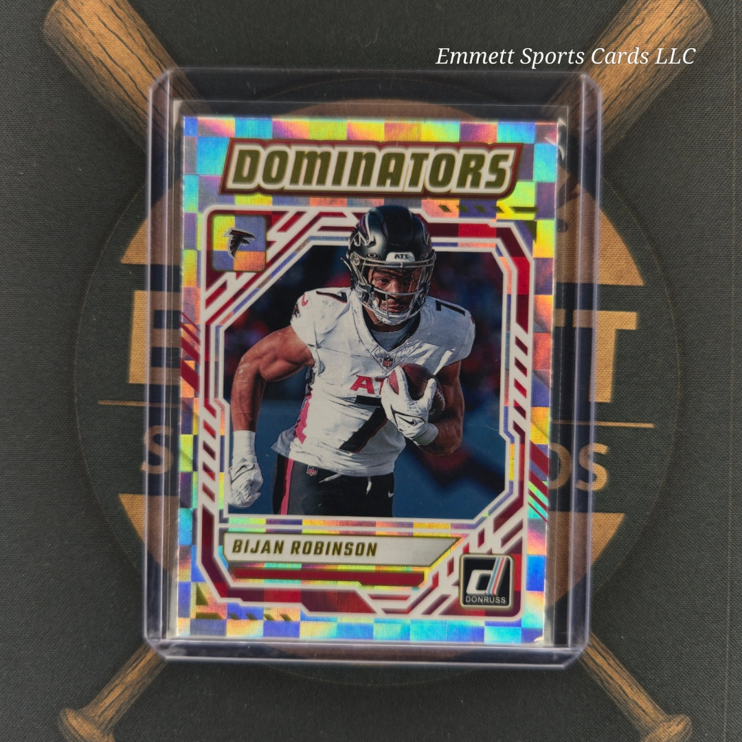 2025 Panini Donruss Bijan Robinson Dominators Insert | The Break Room Cards-1