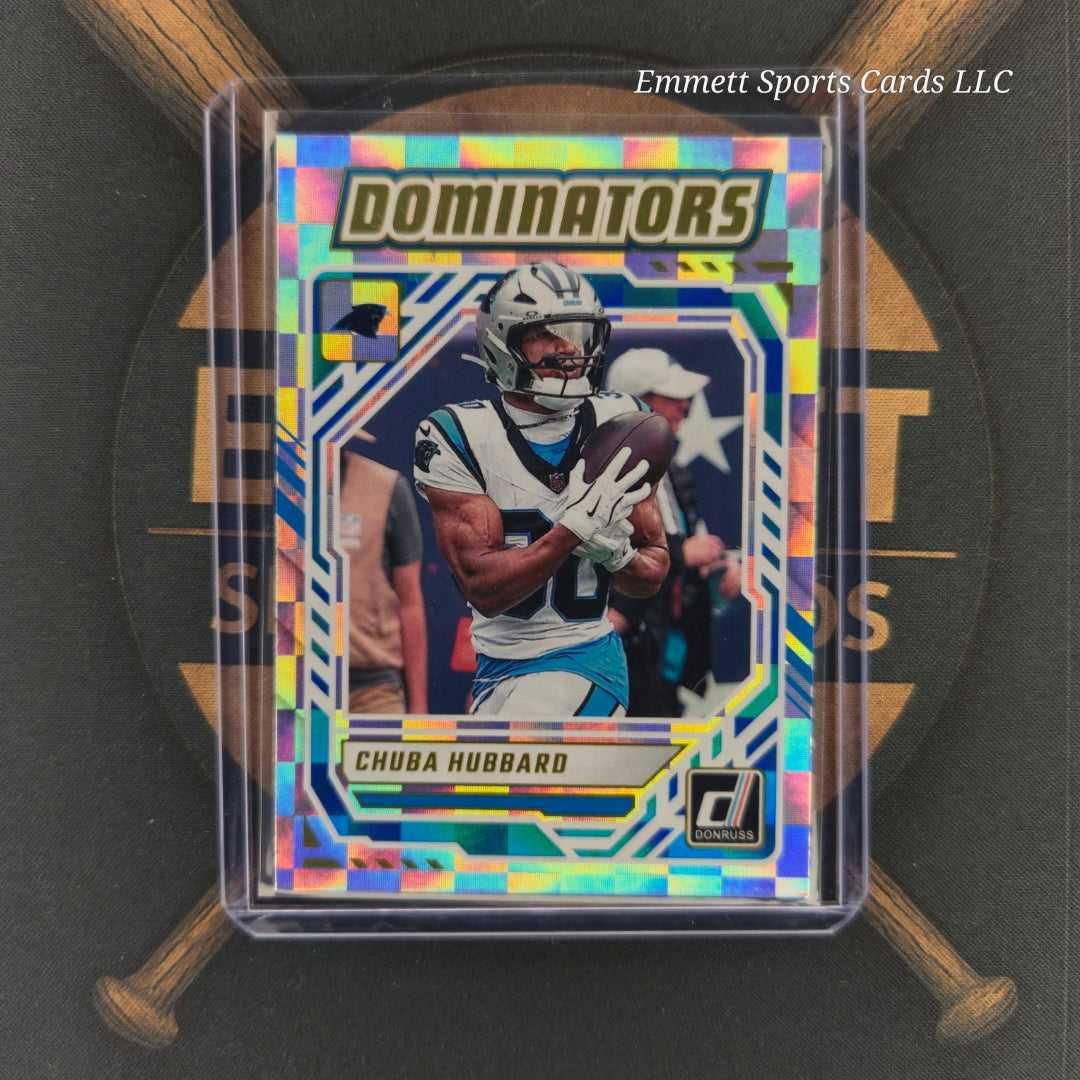 2025 Panini Donruss Chubba Hubbard Dominators Insert | The Break Room Cards-1