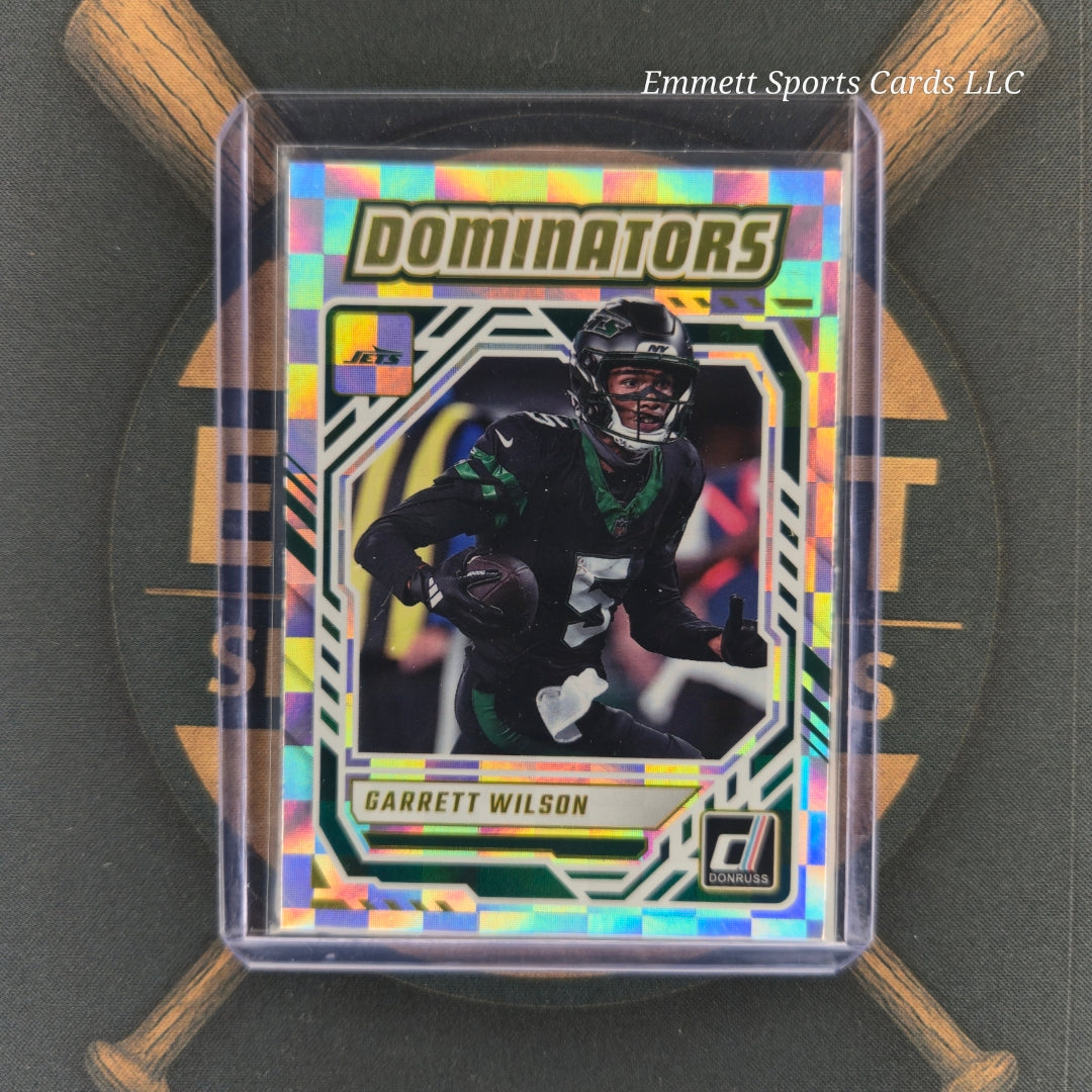 2025 Panini Donruss Garrett Wilson Dominators Insert | The Break Room Cards-1