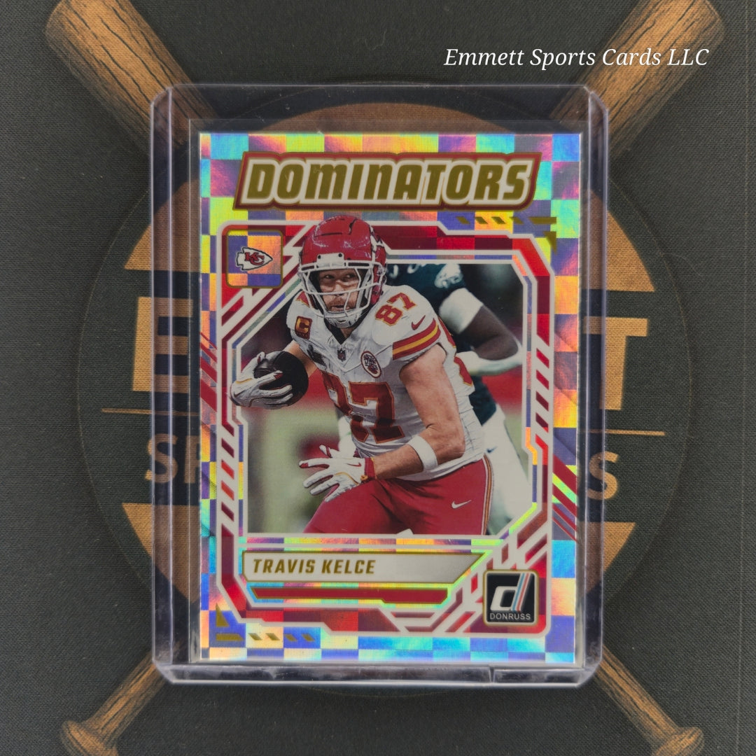 2025 Panini Donruss Travis Kelce Dominators Insert | The Break Room Cards-1