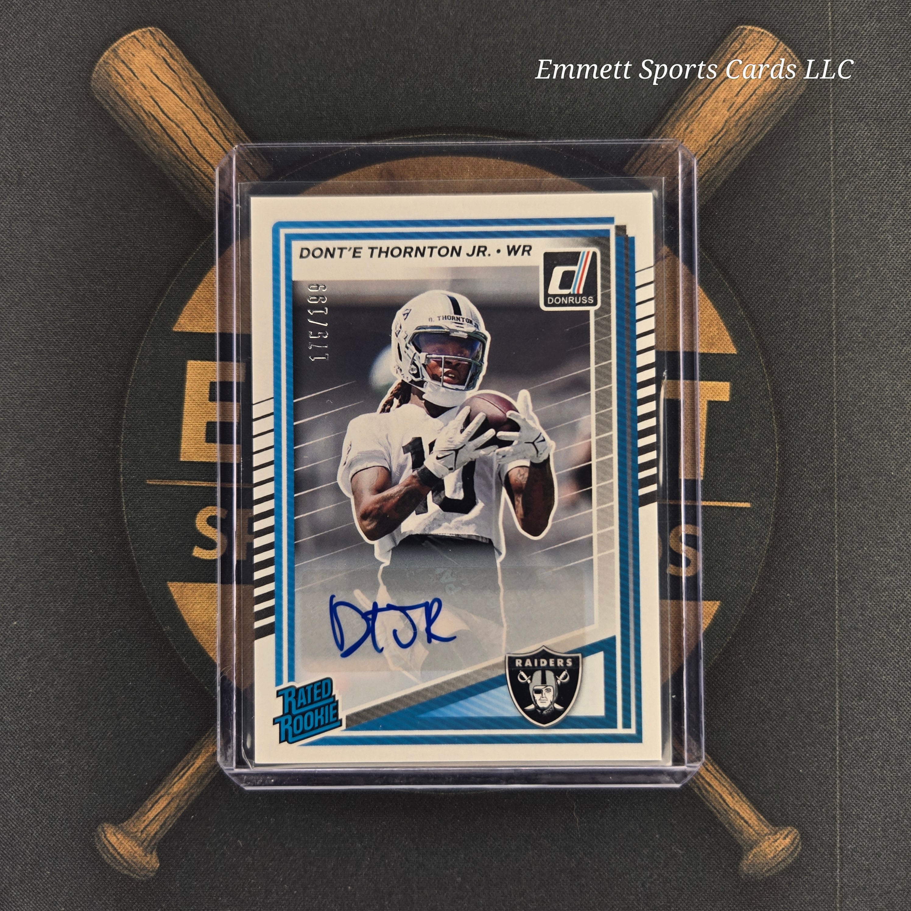 2025 Panini Donruss Dont'e Thorton Jr Rated Rookie Auto /199 | The Break Room Cards™ -1