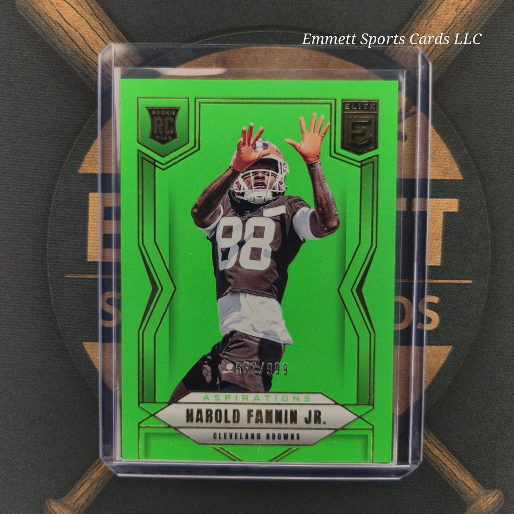 2025 Panini Elite Harold Fannin Lime Green Aspirations /999 | The Break Room Cards-1