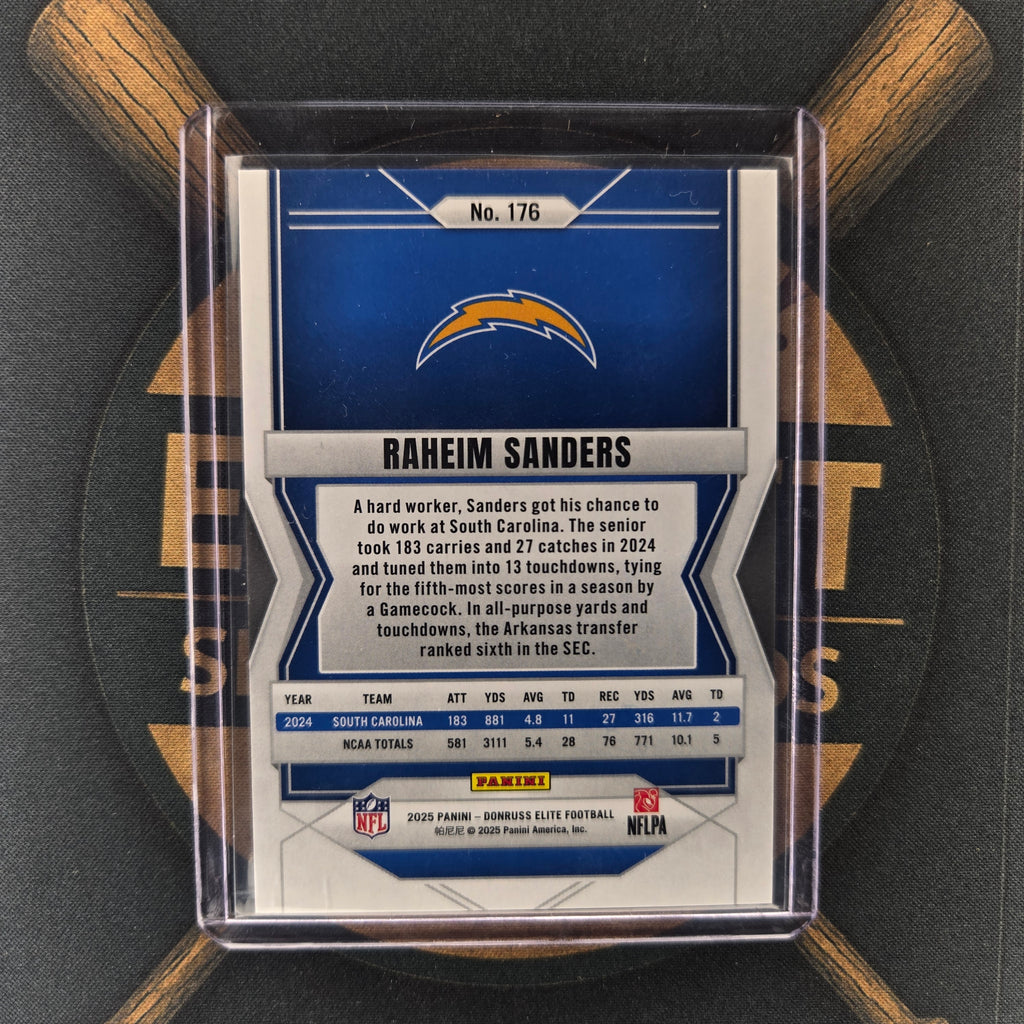 2025 Panini Donruss Elite Raheim Sanders Razzle Dazzle | The Break Room Cards™-2