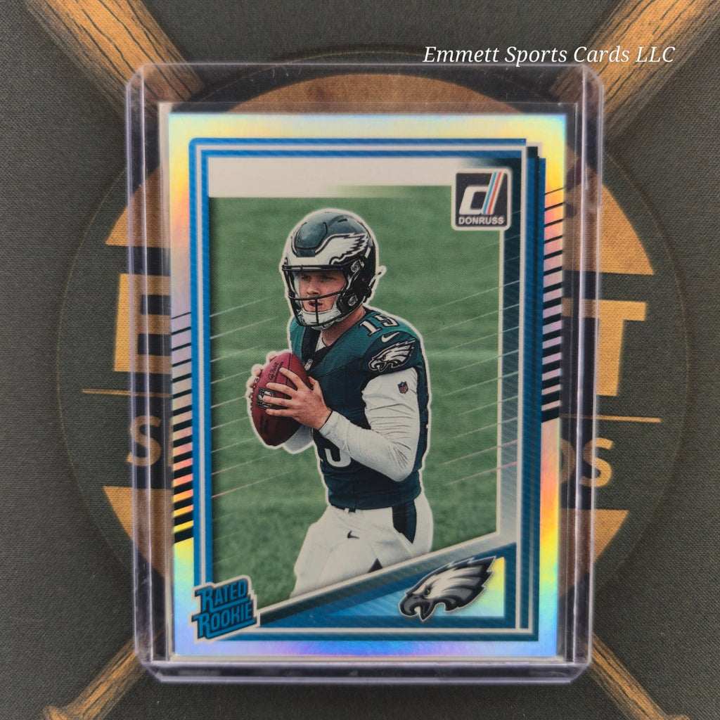 2025 Panini Donruss Kyle McCord No Name Silver Holo | The Break Room Cards-1