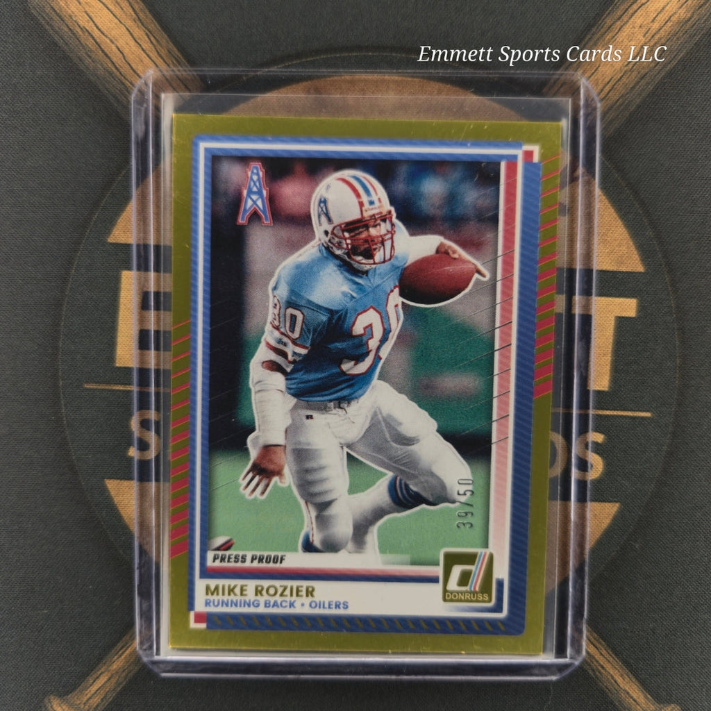 2025 Panini Donruss Mike Rozier Press Proof Gold /50 | The Break Room Cards-1