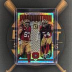 2025 Panini Donruss Nick Bosa Fred Warner Production Line  |The Break Room Cards™-1
