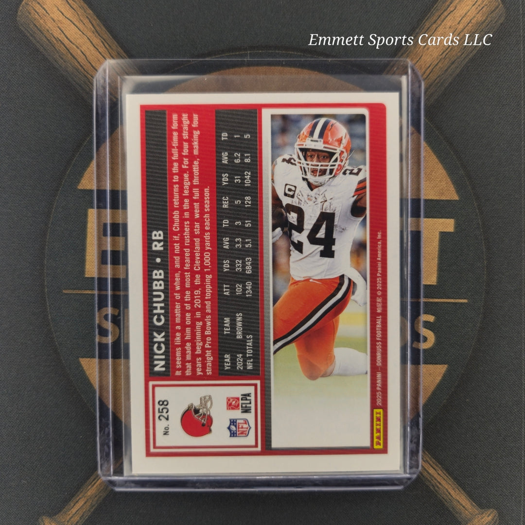 2025 Panini Donruss Nick Chubb Press Proof /199 | The Break Room Cards-2