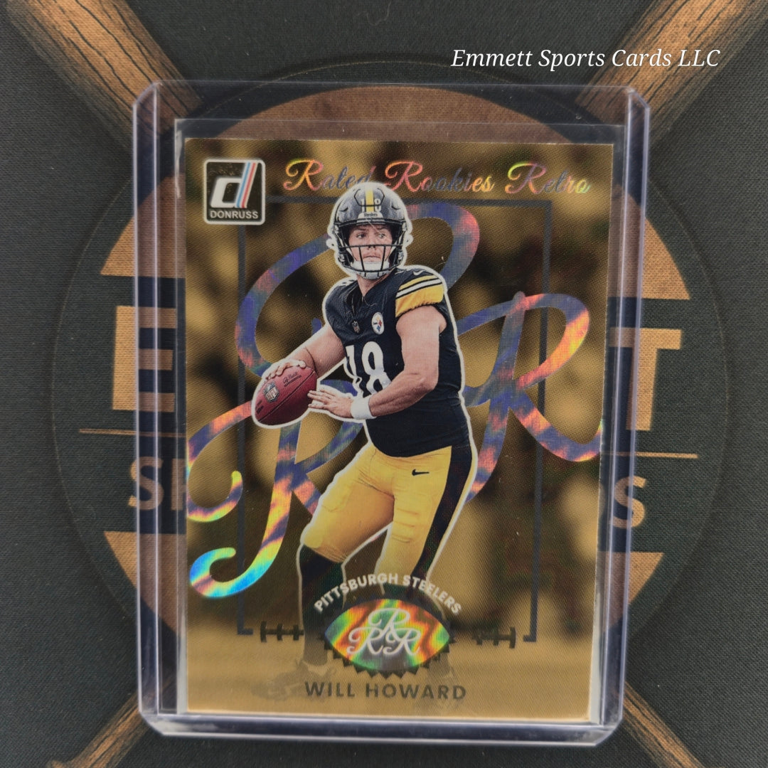 2025 Panini Donruss Will Howard Rated Rookies Retro Insert | The Break Room Cards-1