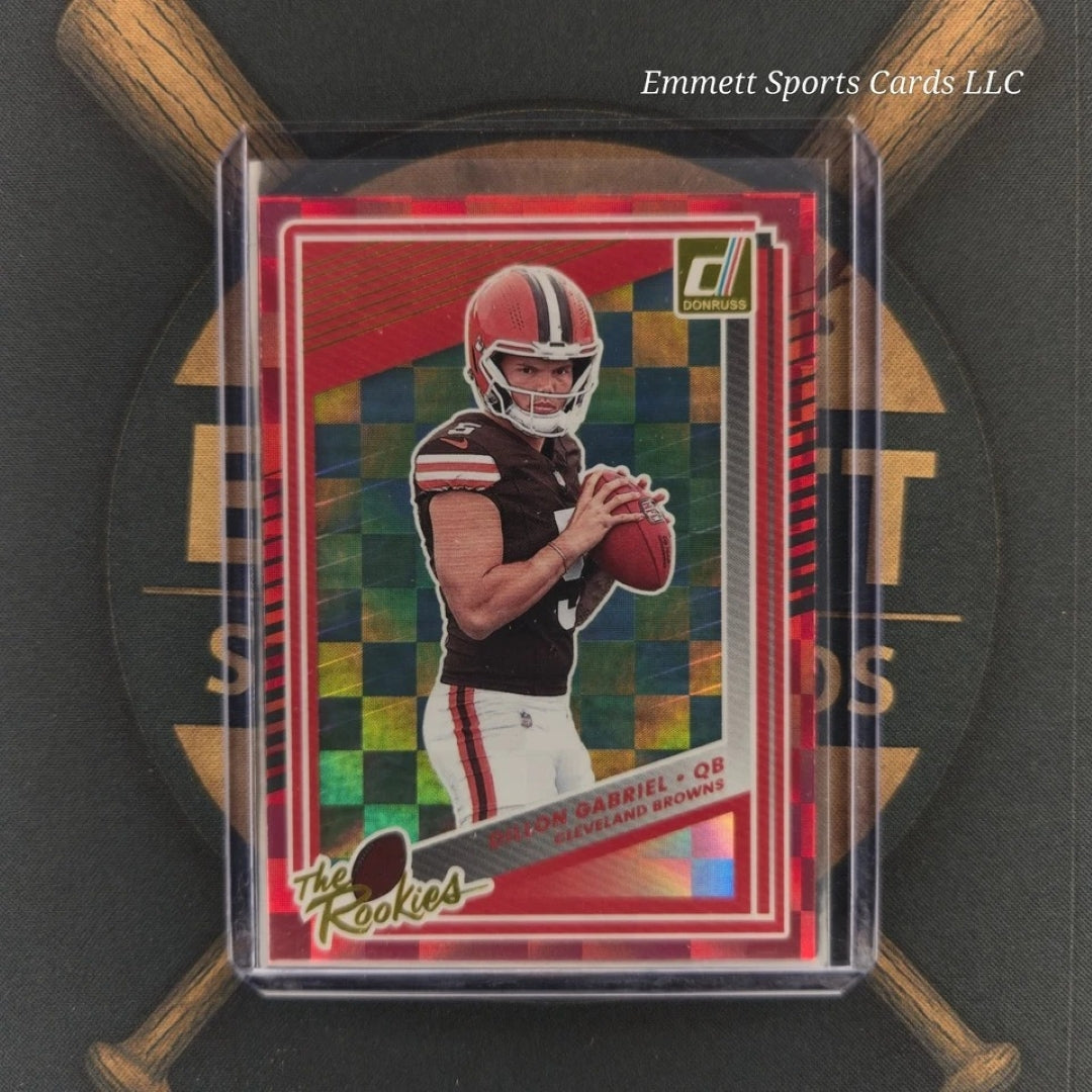 2025 Panini Donruss Dillon Gabriel The Rookies Insert | The Break Room Cards-1