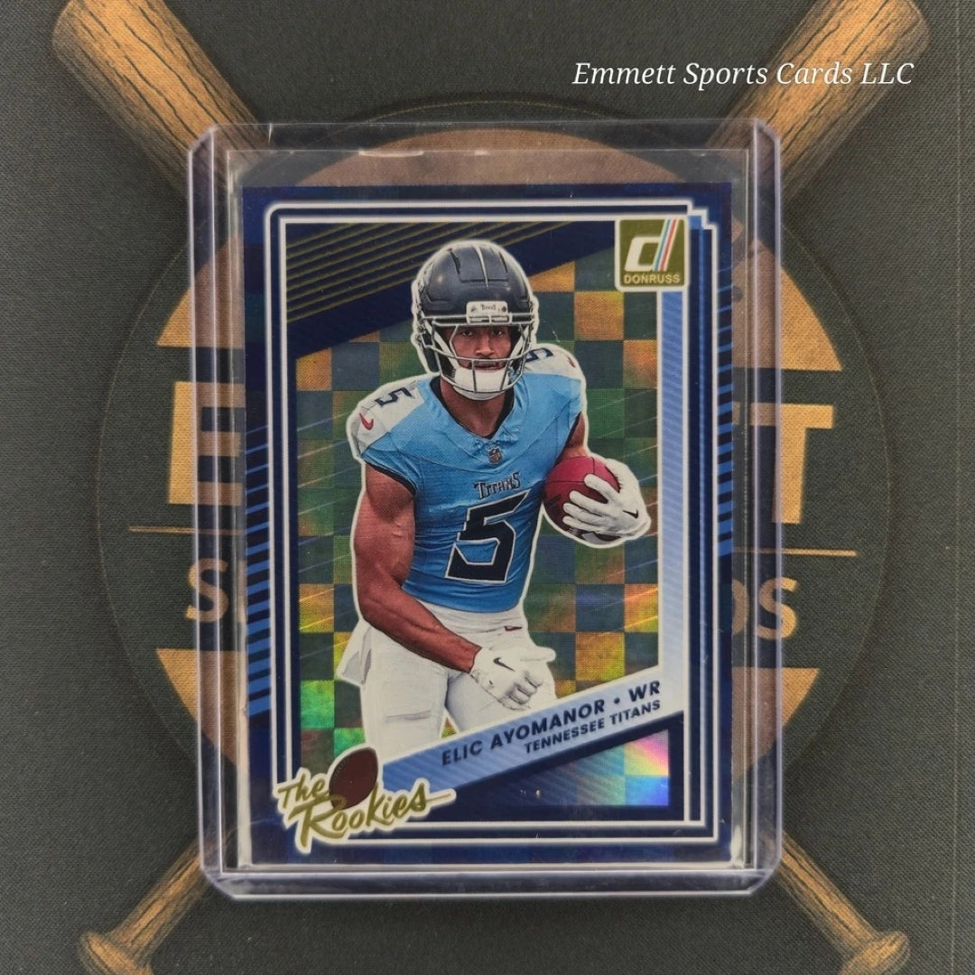 2025 Panini Donruss Elic Ayomanor The Rookies Insert | The Break Room Cards-1