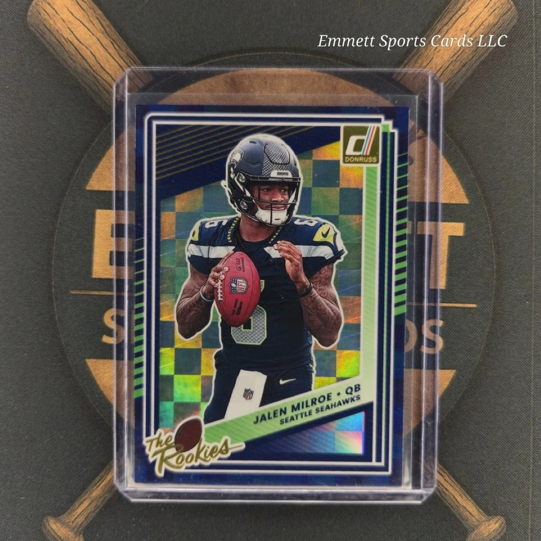 2025 Panini Donruss Jalen Milroe The Rookies Insert | The Break Room Cards-1