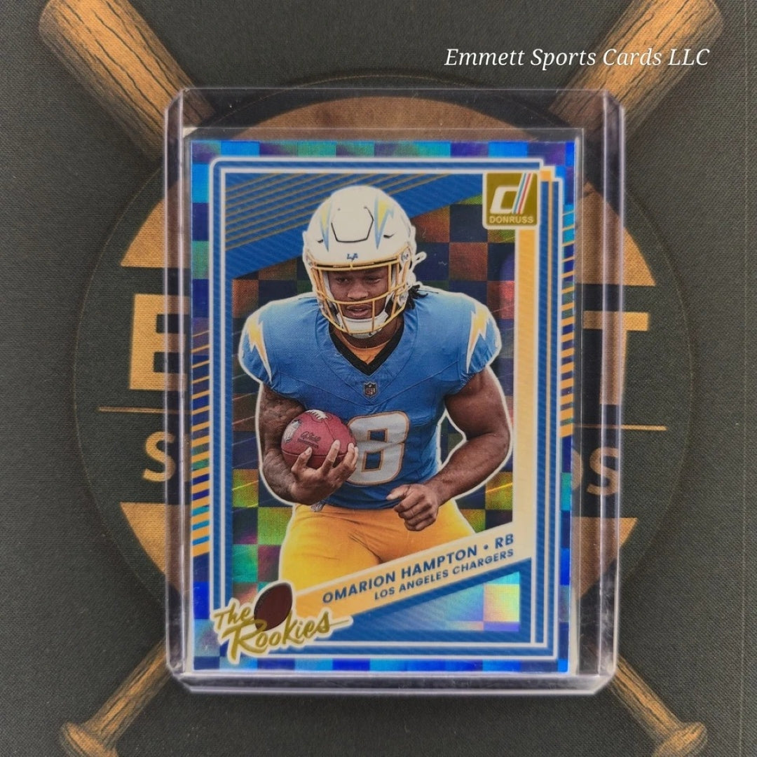 2025 Panini Donruss Omarion Hampton The Rookies Insert | The Break Room Cards-1