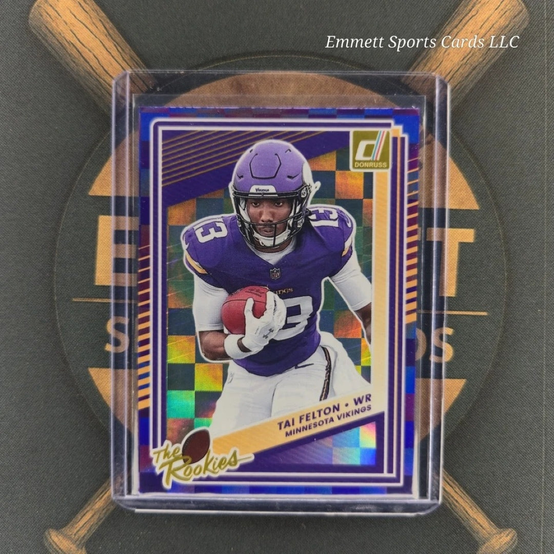 2025 Panini Donruss Tai Felton The Rookies Insert | The Break Room Cards-1