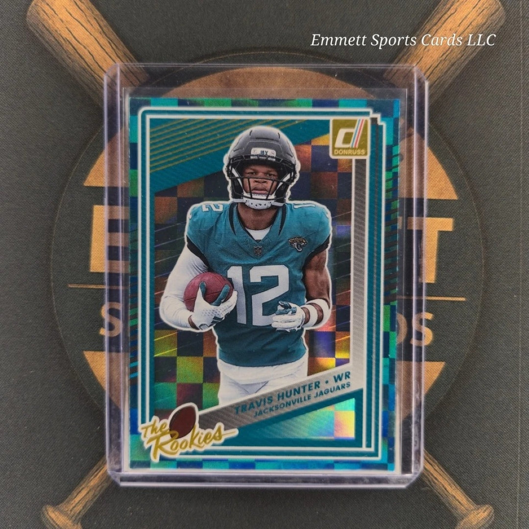 2025 Panini Donruss Travis Hunter The Rookies Insert | The Break Room Cards-1