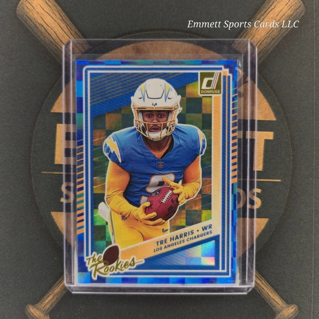 2025 Panini Donruss Tre Harris The Rookies Insert | The Break Room Cards-1