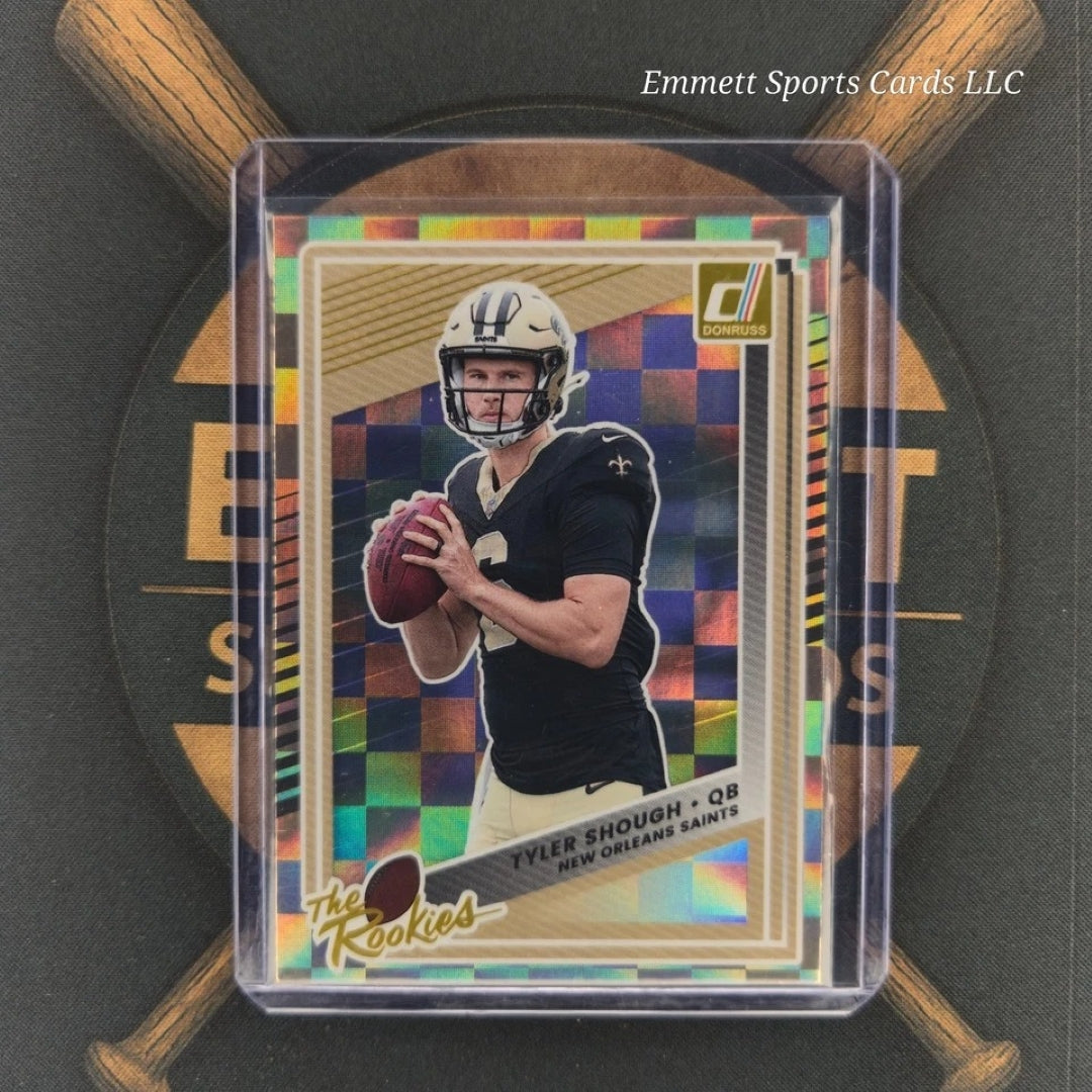 2025 Panini Donruss Tyler Shough The Rookies Insert | The Break Room Cards-1