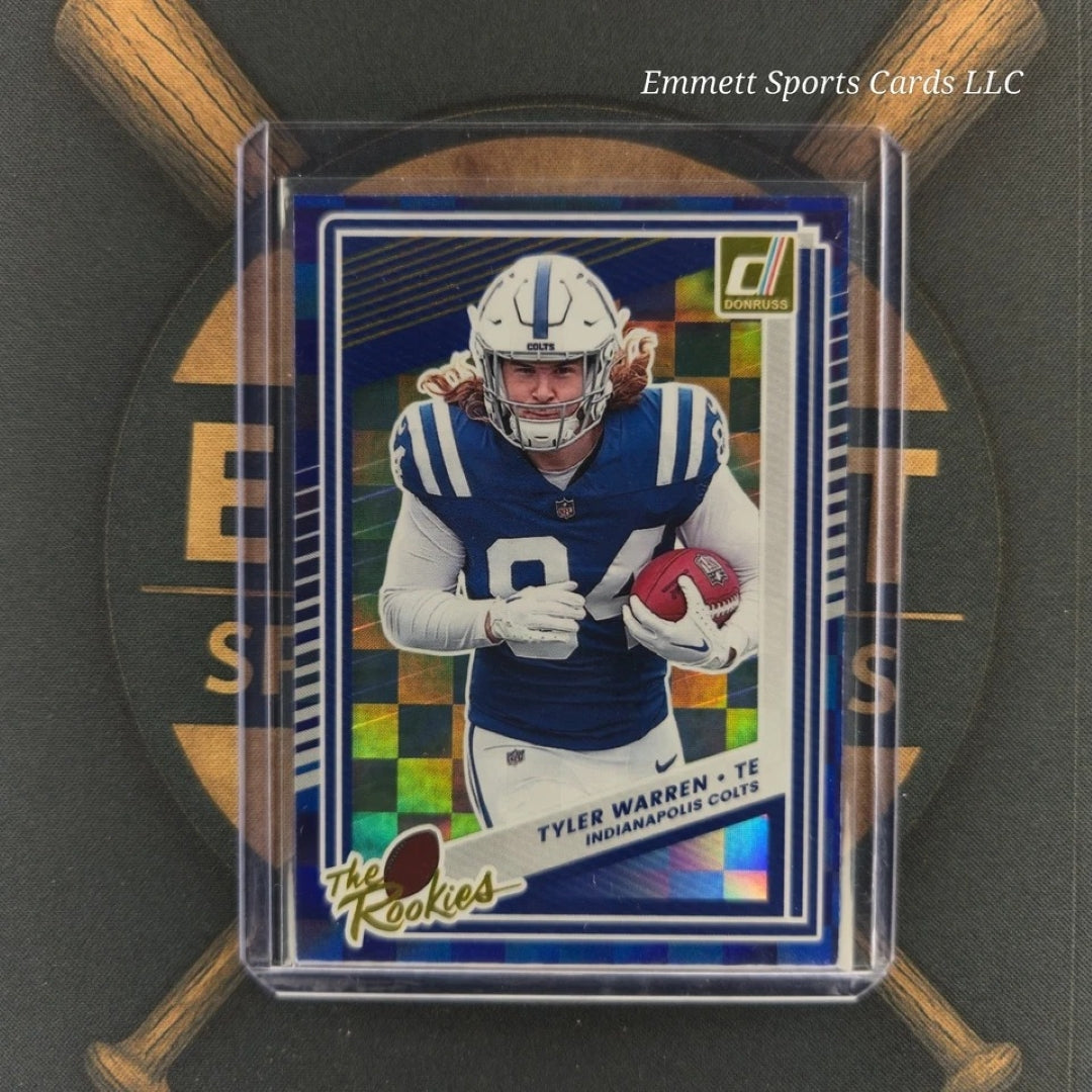 2025 Panini Donruss Tyler Warren The Rookies Insert | The Break Room Cards-1