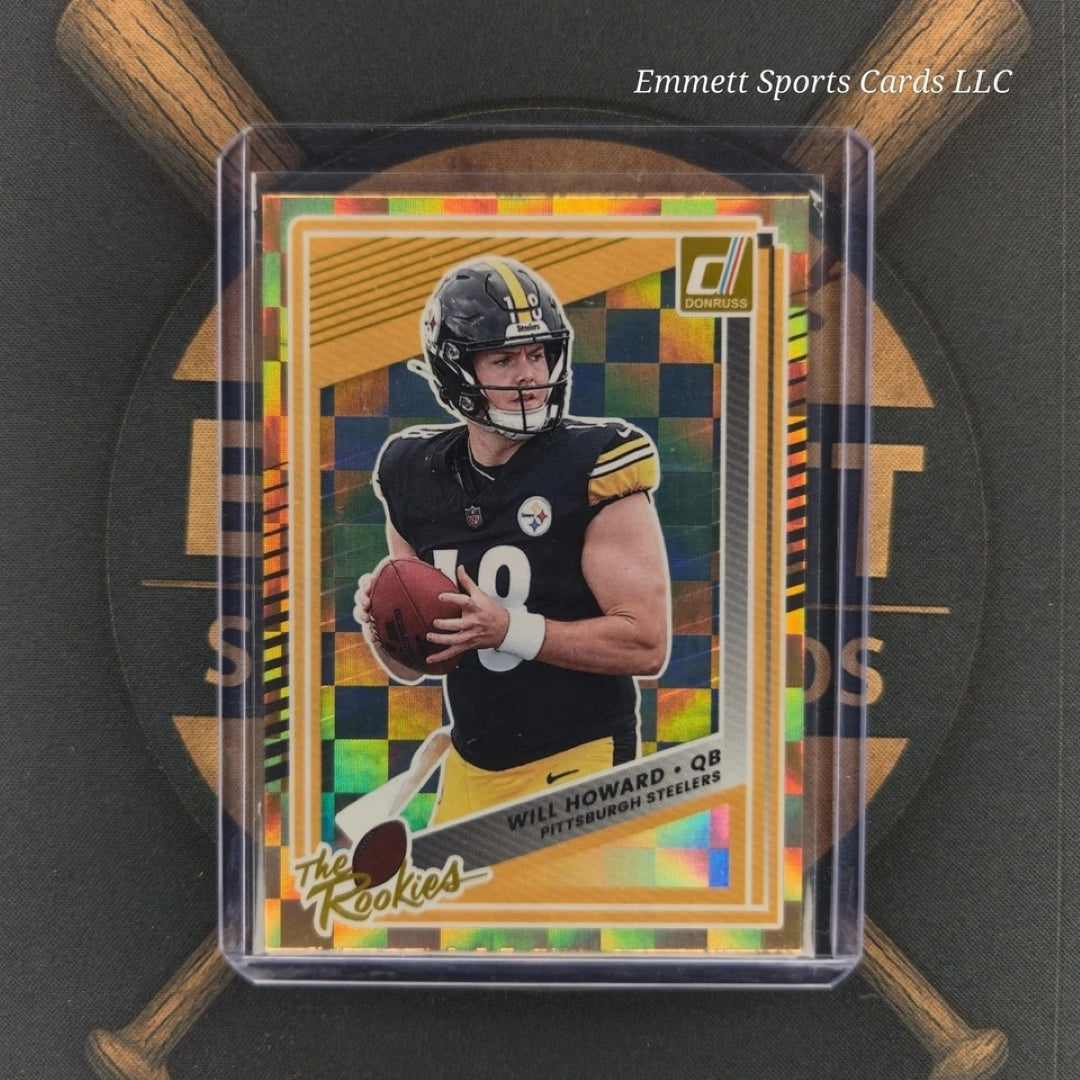 2025 Panini Donruss Will Howard The Rookies Insert | The Break Room Cards-1