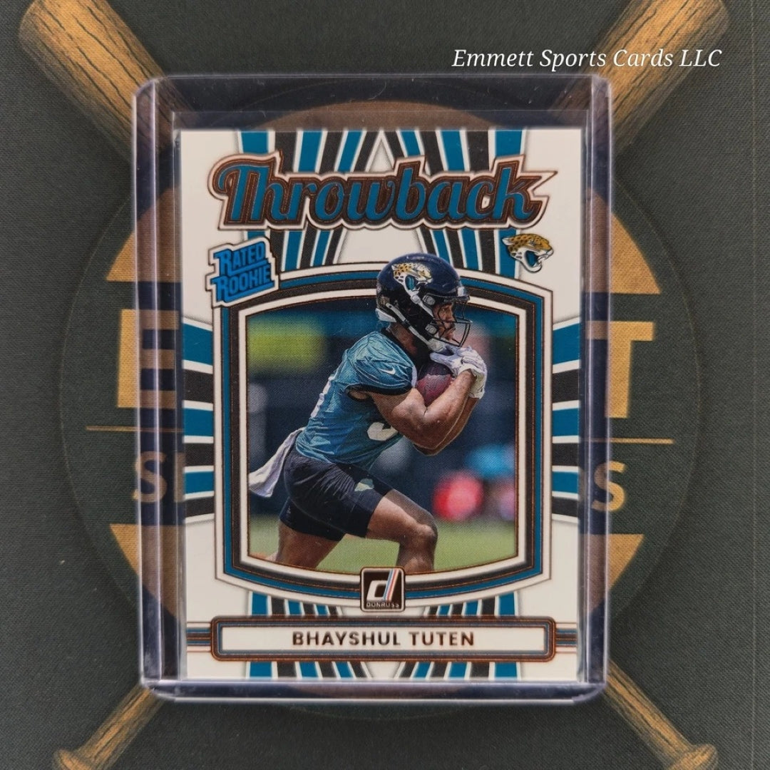 2025 Panini Donruss Bhayshul Tuten Throwback Insert | The Break Room Cards-1