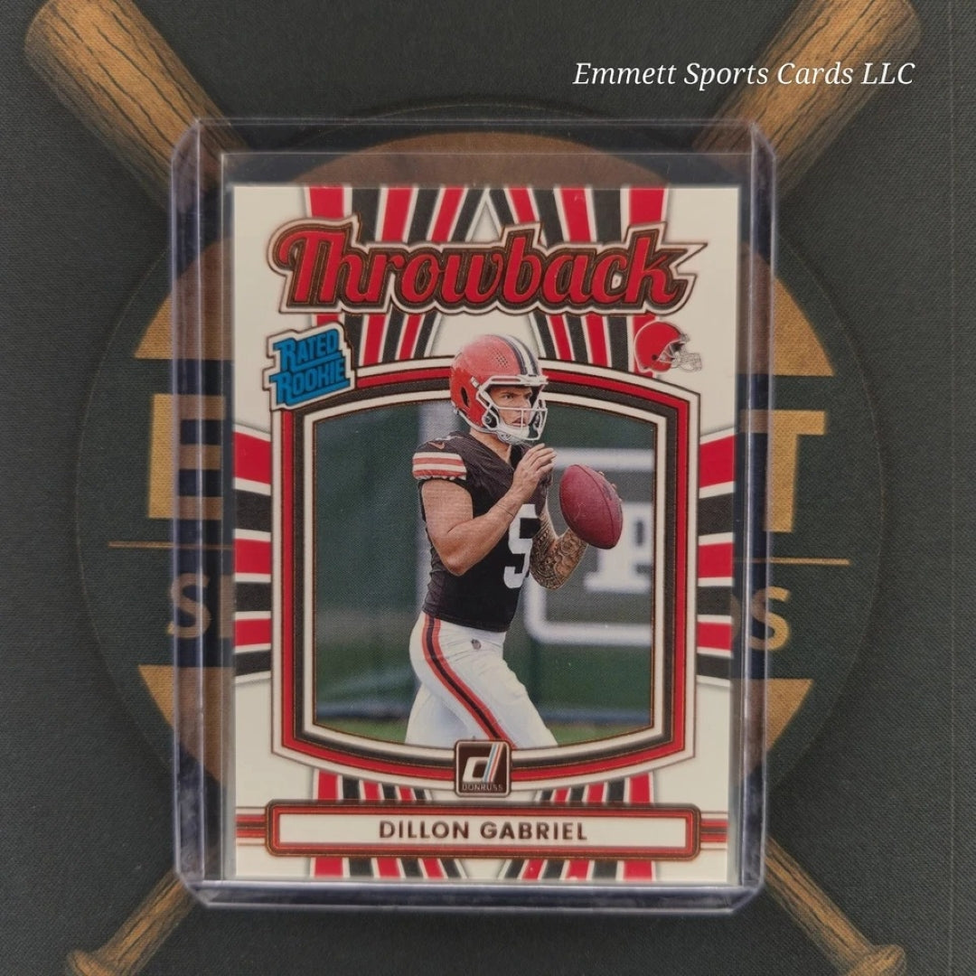 2025 Panini Donruss Dillon Gabriel Throwback Insert | The Break Room Cards-1