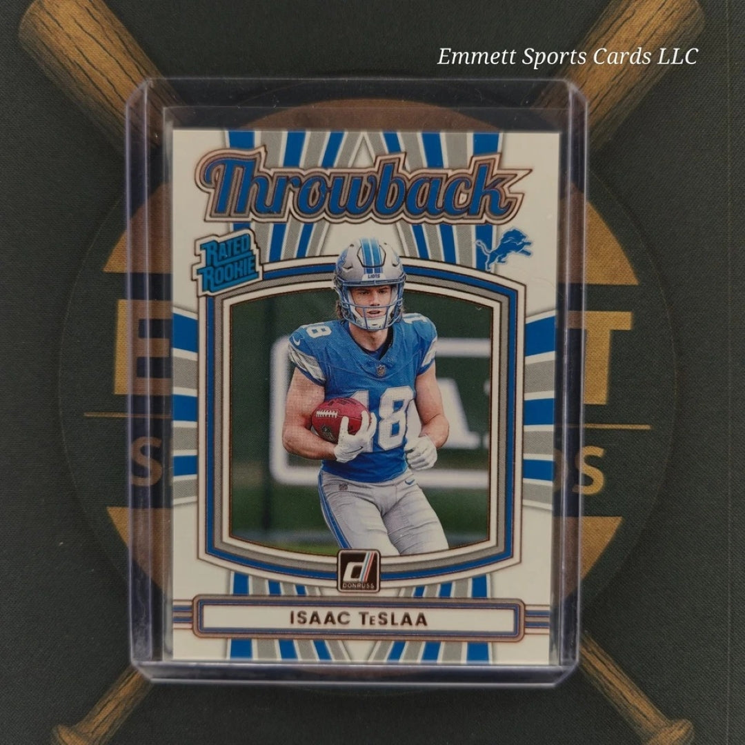 2025 Panini Donruss Isaac TeSlaa Throwback Insert | The Break Room Cards-1