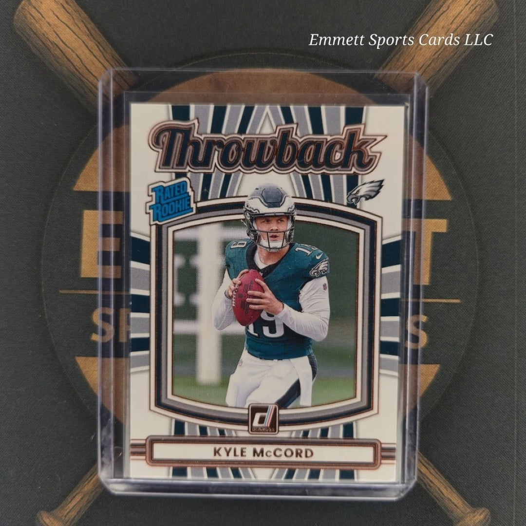 2025 Panini Donruss Kyle McCord Throwback Insert | The Break Room Cards-1