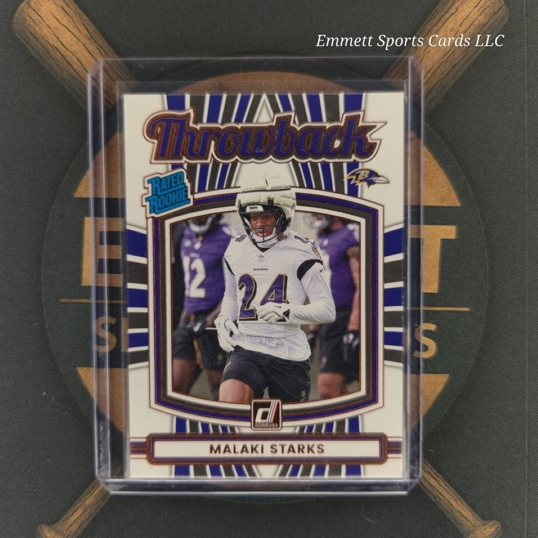 2025 Panini Donruss Malaki Starks Throwback Insert | The Break Room Cards-1