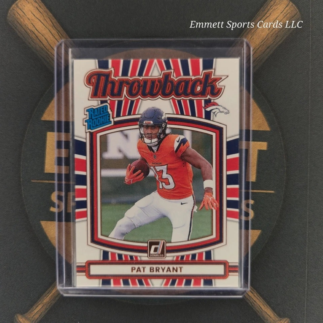 2025 Panini Donruss Pat Bryant Throwback Insert | The Break Room Cards-1