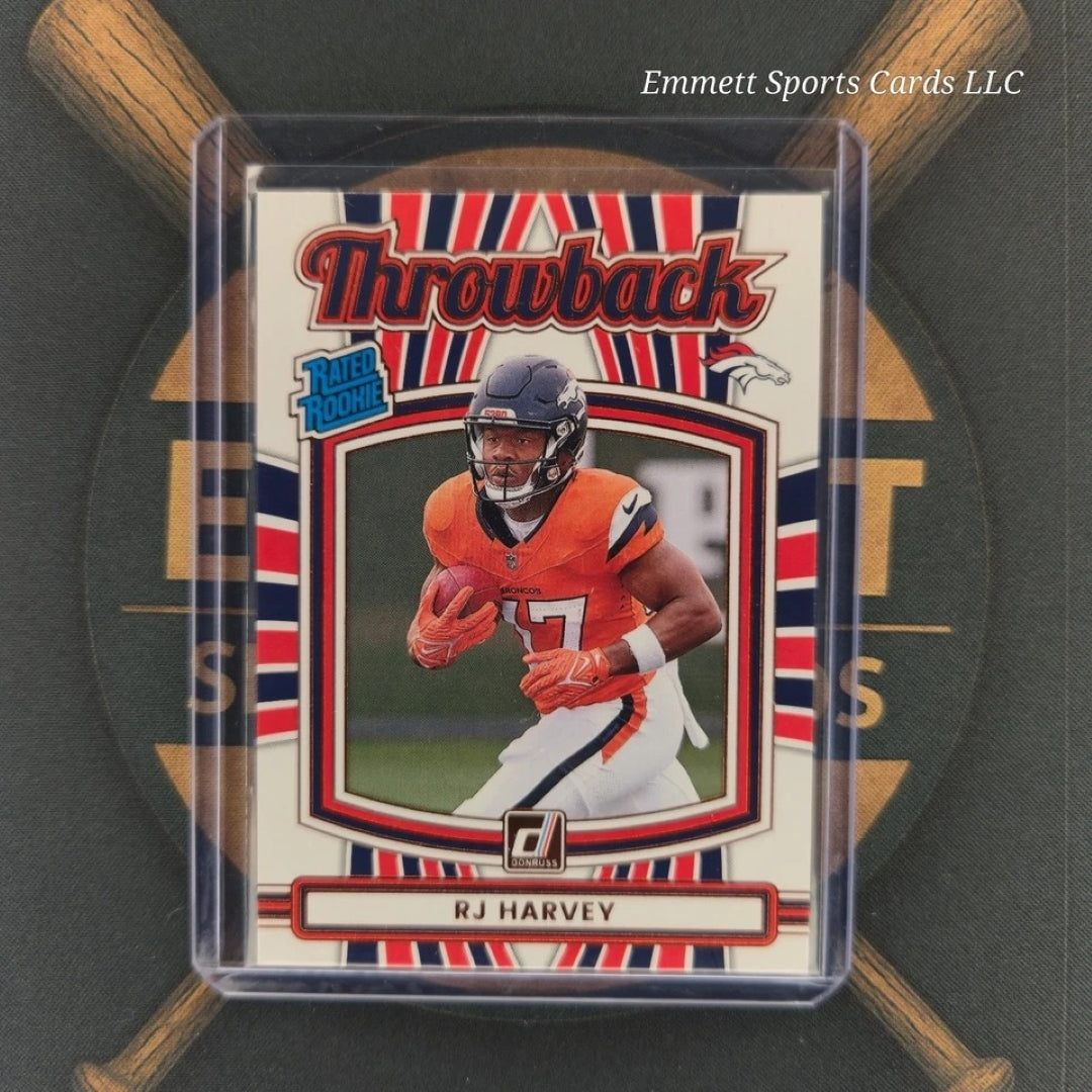 2025 Panini Donruss RJ Harvey Throwback Insert | The Break Room Cards-1
