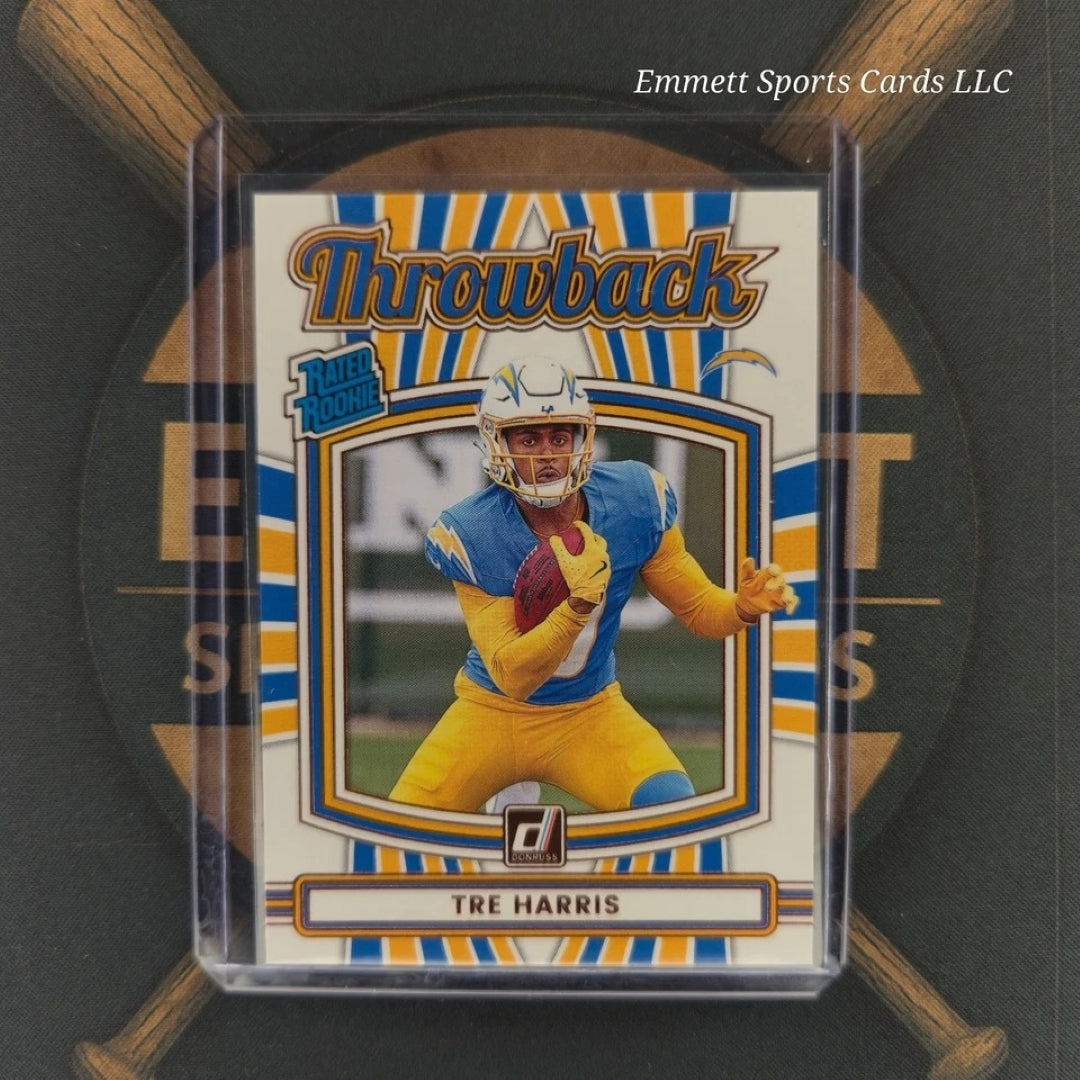 2025 Panini Donruss Tre Harris Throwback Insert | The Break Room Cards-1