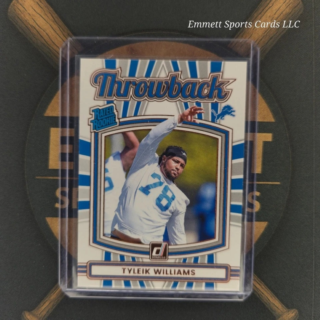 2025 Panini Donruss Tyleik Williams Throwback Insert | The Break Room Cards-1