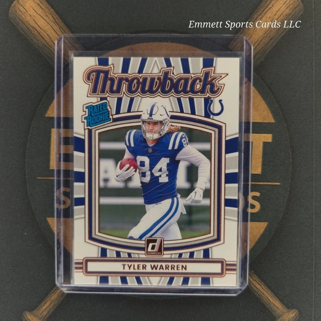 2025 Panini Donruss Tyler Warren Throwback Insert | The Break Room Cards-1