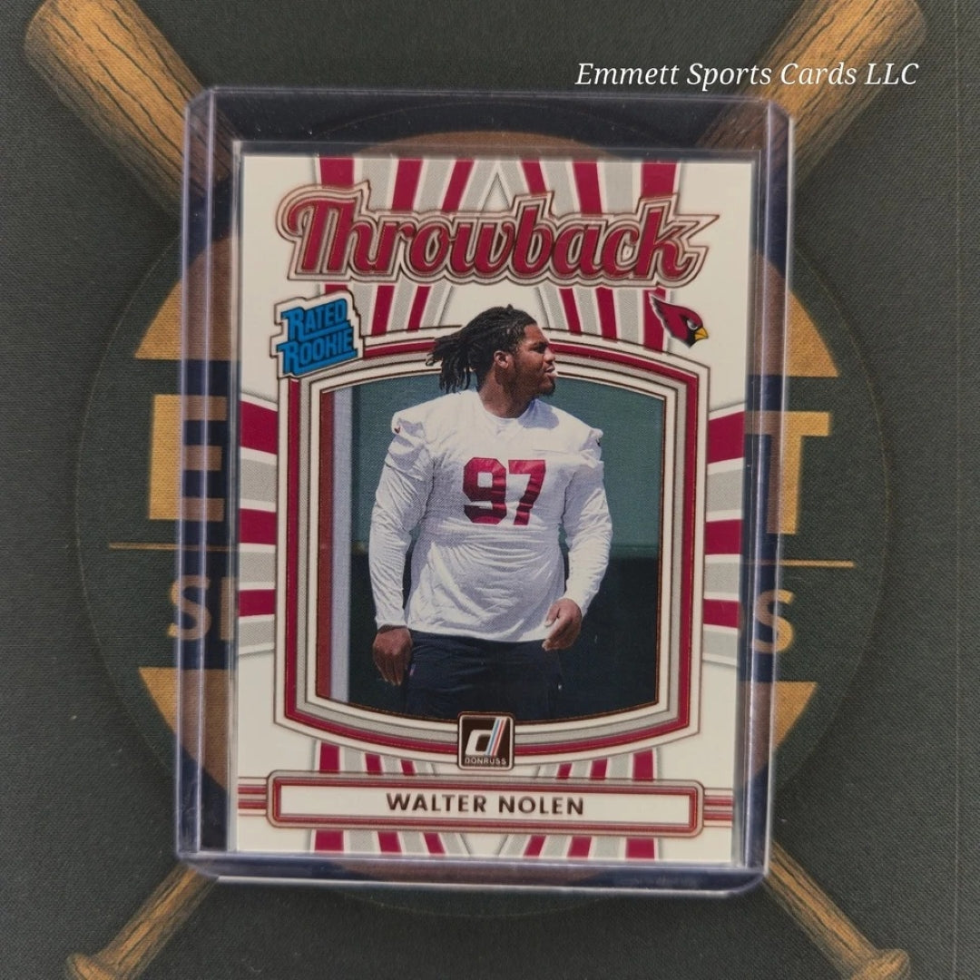 2025 Panini Donruss Walter Nolen Throwback Insert | The Break Room Cards-1