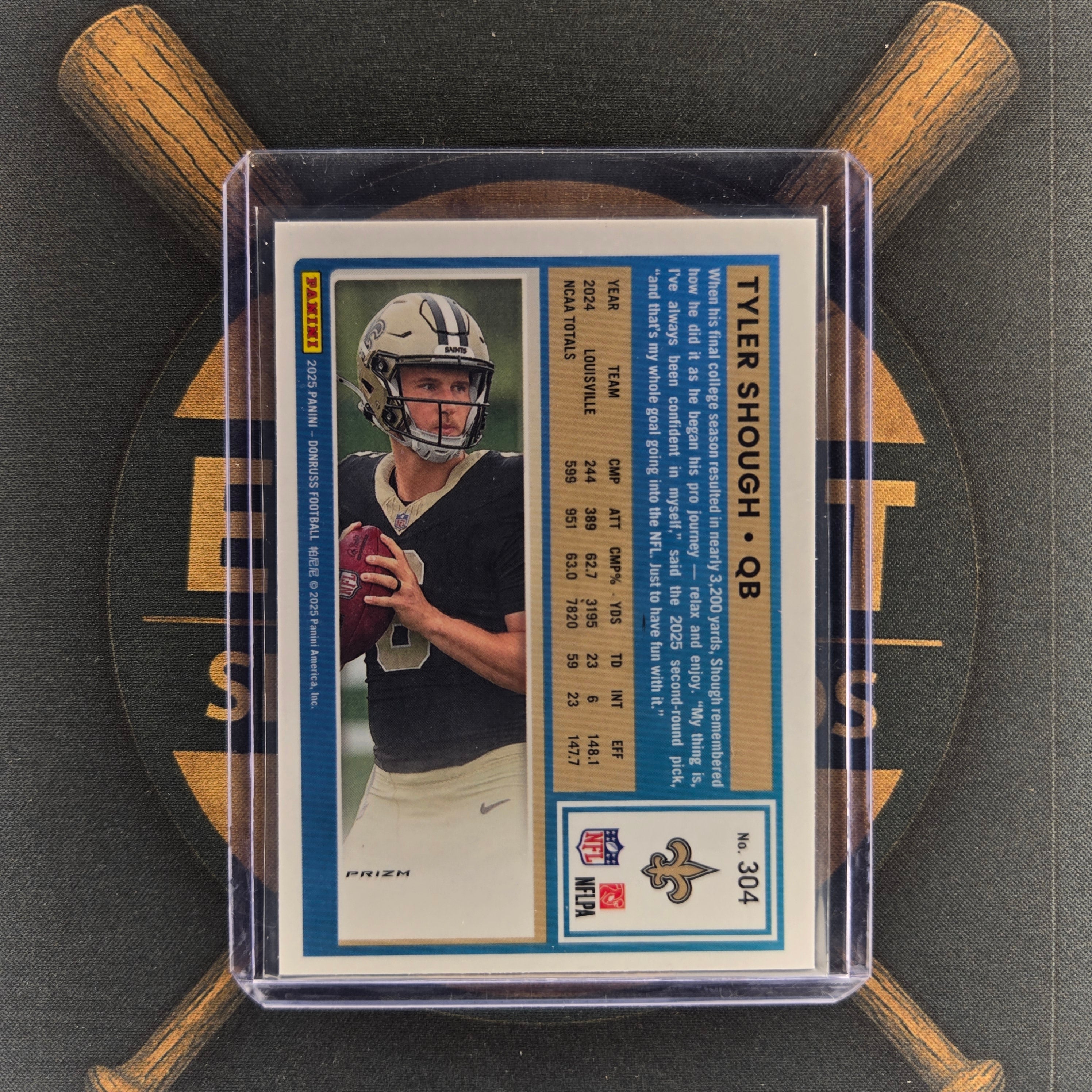 2025 Panini Donruss Tyler Shough Pink Optic Preview  |The Break Room Cards™-2