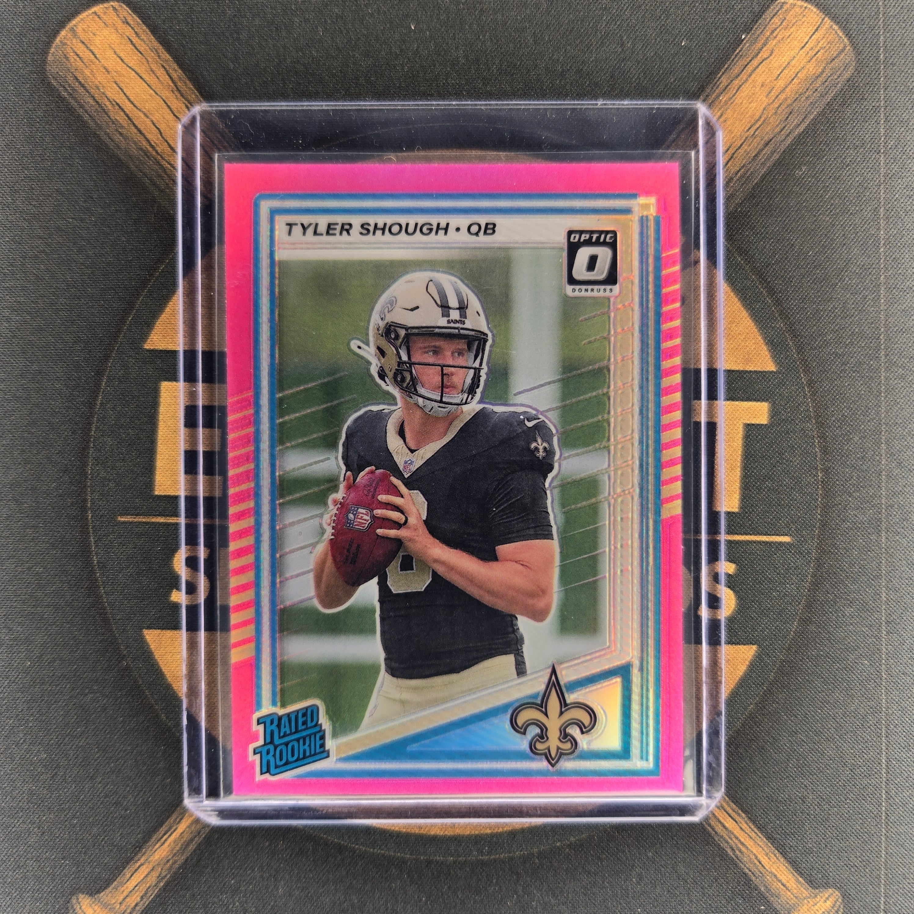 2025 Panini Donruss Tyler Shough Pink Optic Preview  |The Break Room Cards™-1
