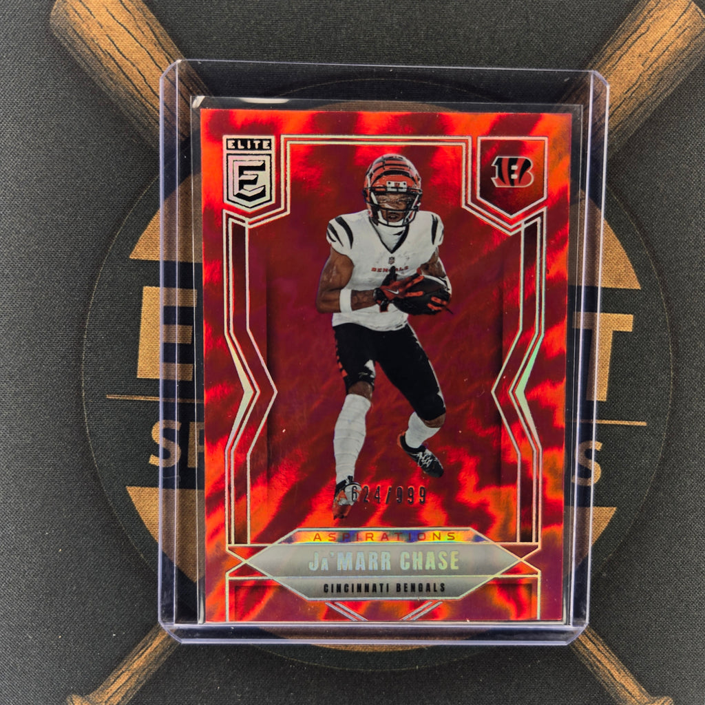 2025 Panini Elite Ja'Marr Chase Red Aspirations | The Break Room Cards™-1