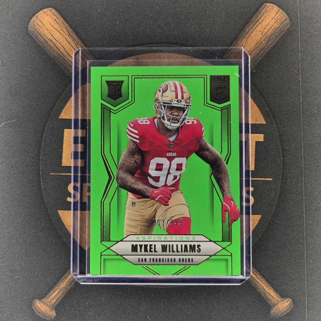 2025 Panini Elite Mykel Williams Green Aspirations
