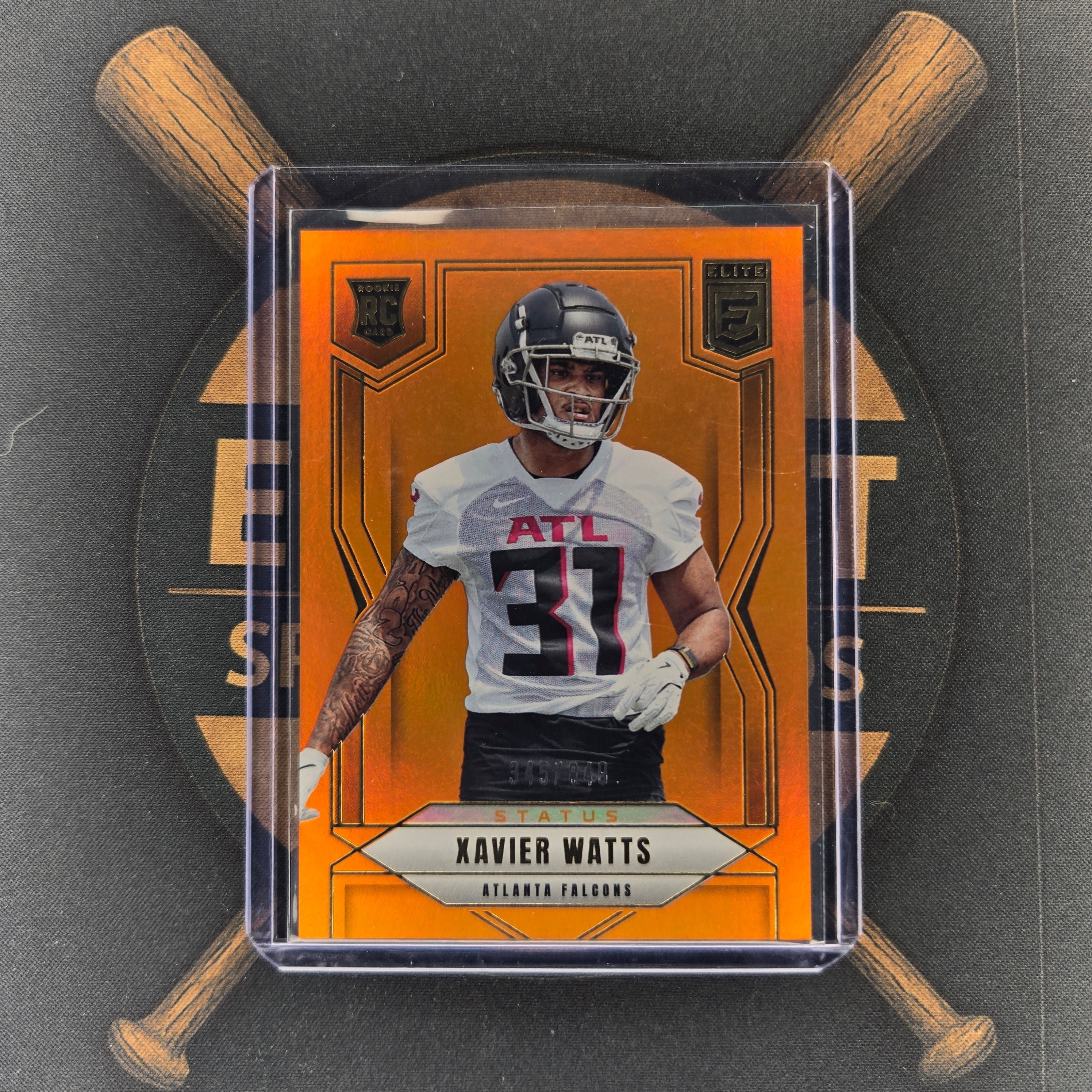 2025 Panini Elite Xavier Watts Orange Status | The Break Room Cards™-1