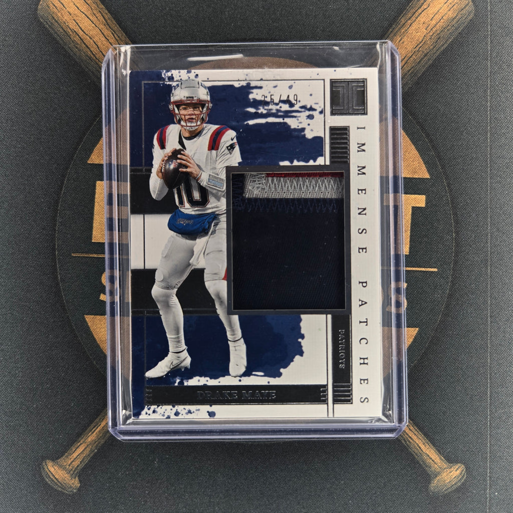 2025 Panini Impeccable Drake Maye Immense Patches