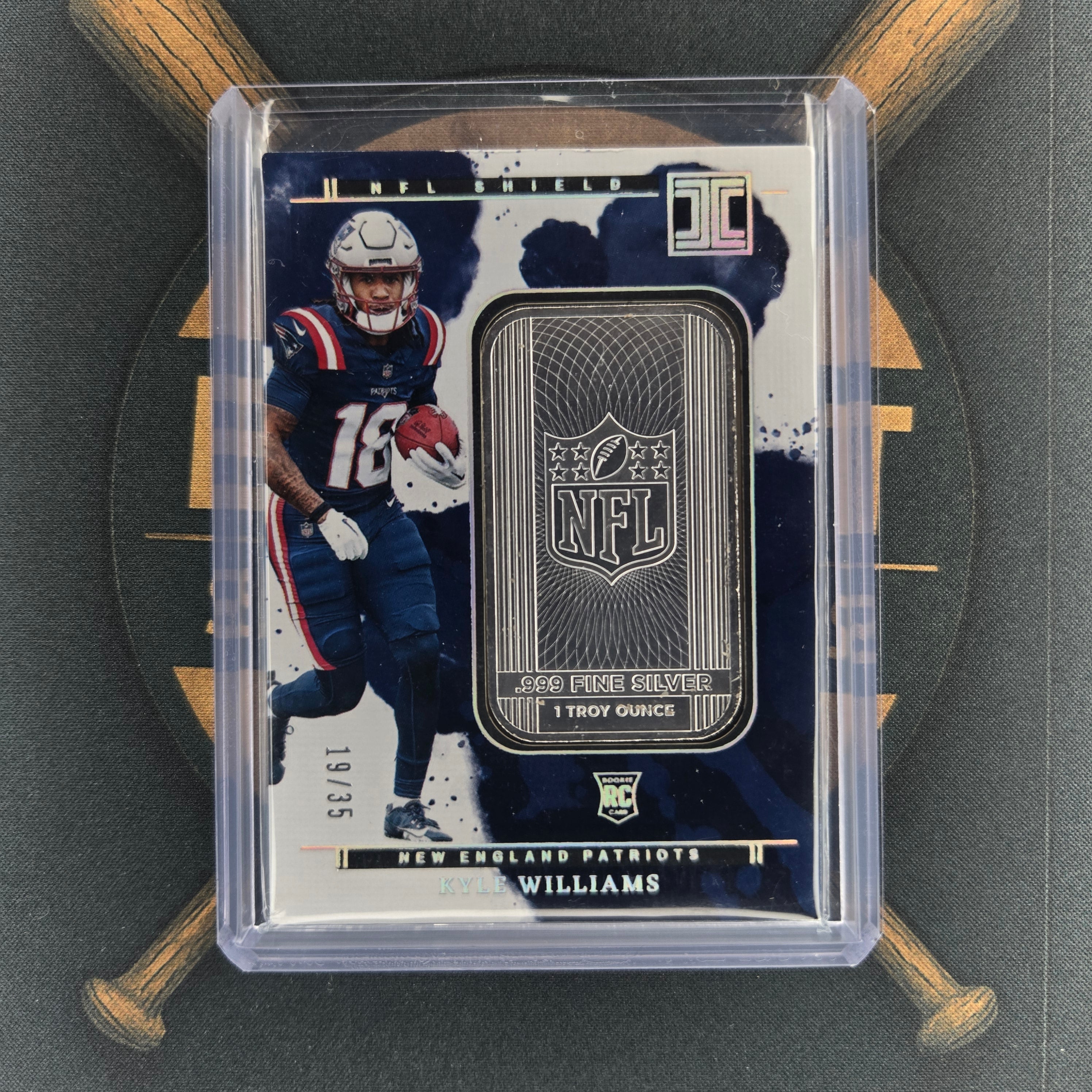 2025 Panini Impeccable Kyle Williams NFL Shield Silver Bar